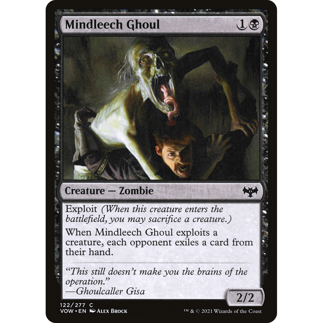 Mindleech Ghoul (VOW-122) - Innistrad: Crimson Vow Foil
