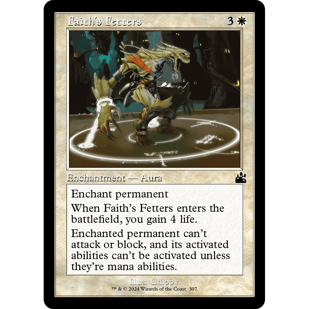 Faith's Fetters (RVR-307) - Ravnica Remastered Foil