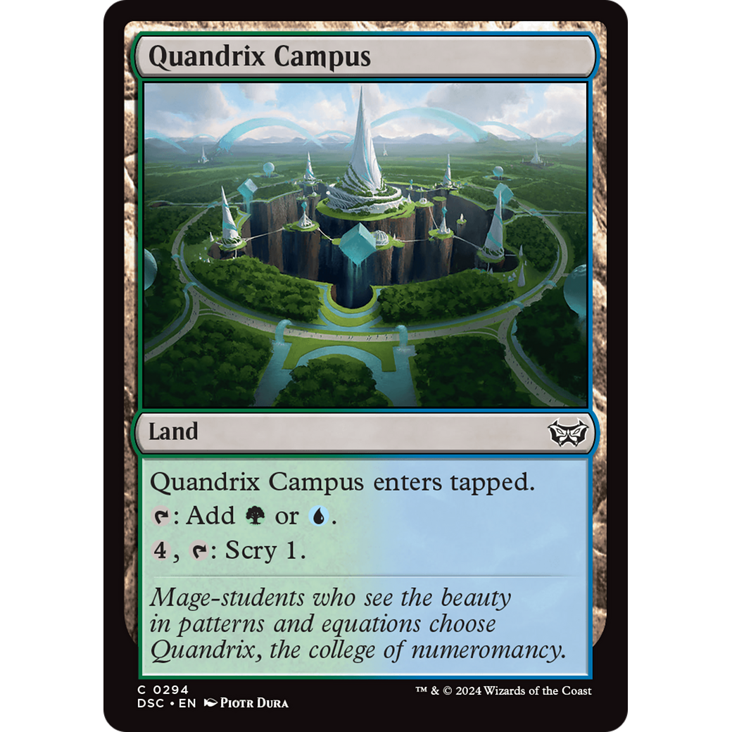 Quandrix Campus (DSC-294) - Duskmourn: House of Horror Commander