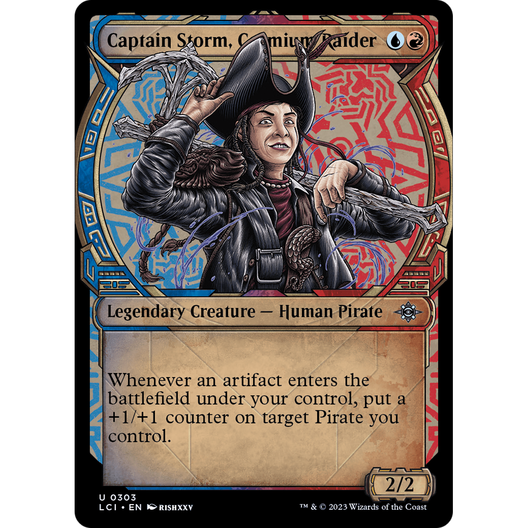 Captain Storm, Cosmium Raider (LCI-303) - The Lost Caverns of Ixalan: (Showcase) Foil