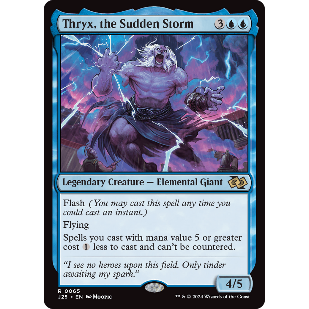 Thryx, the Sudden Storm (J25-065) - Foundations Jumpstart