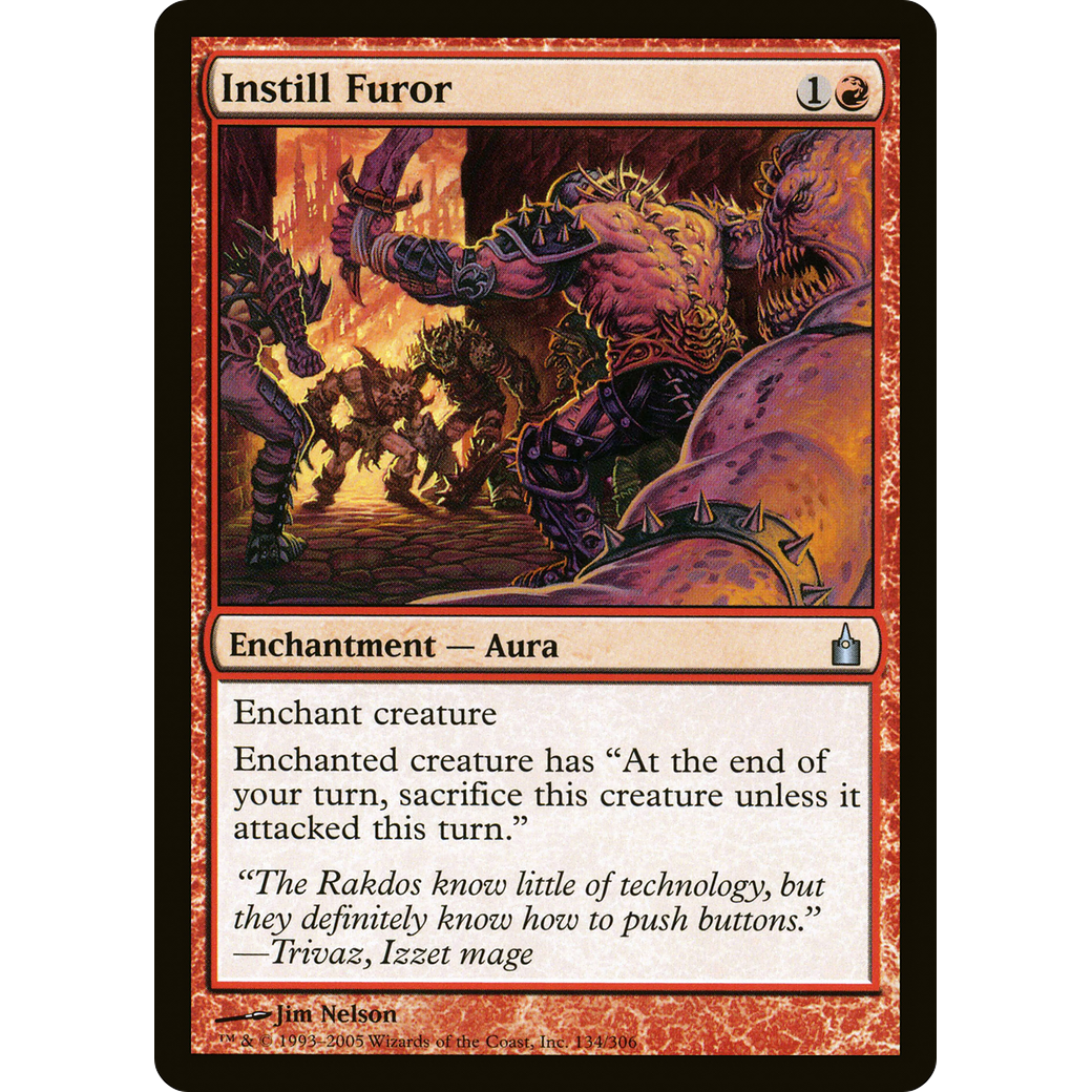 Instill Furor (RAV-134) - Ravnica: City of Guilds