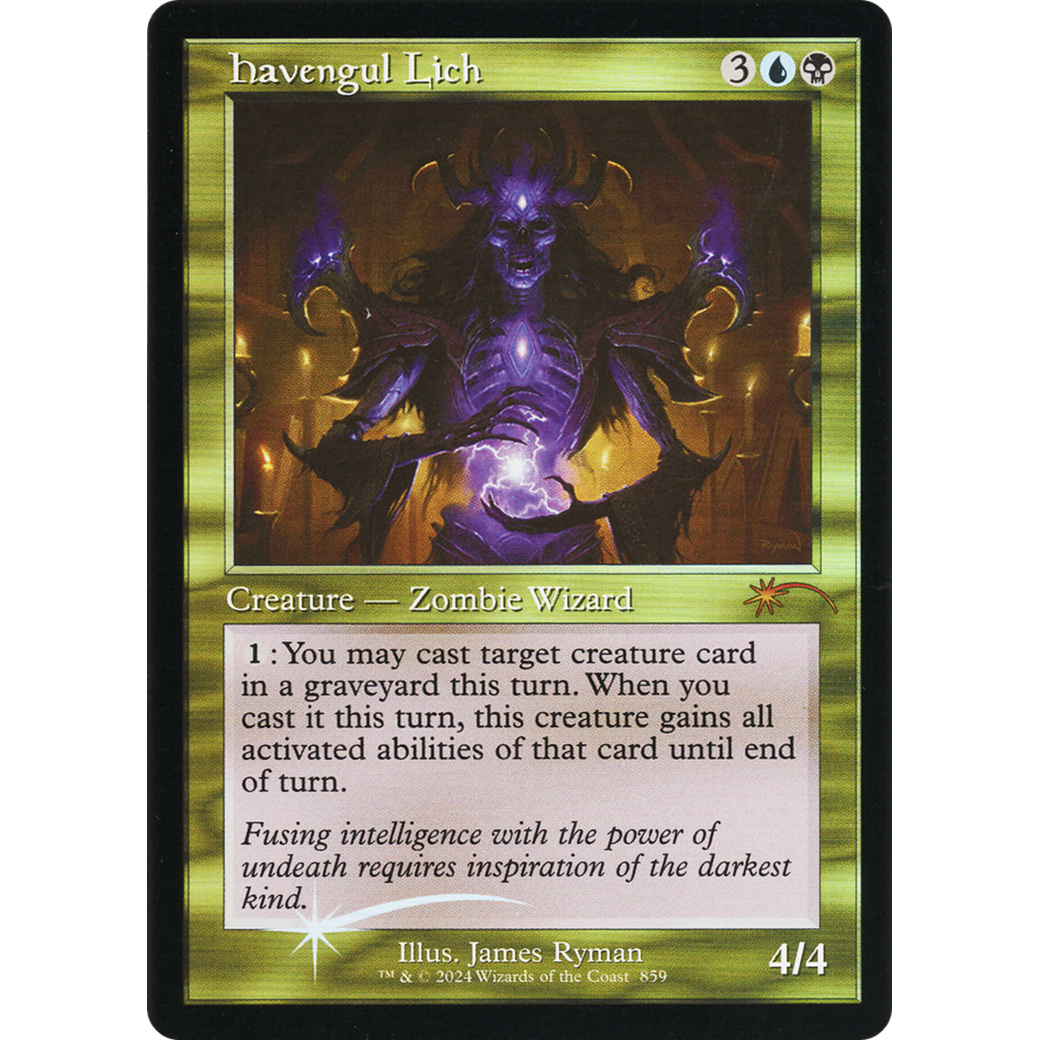 Havengul Lich (Retro Frame) (SLD-859) - Secret Lair Drop Foil