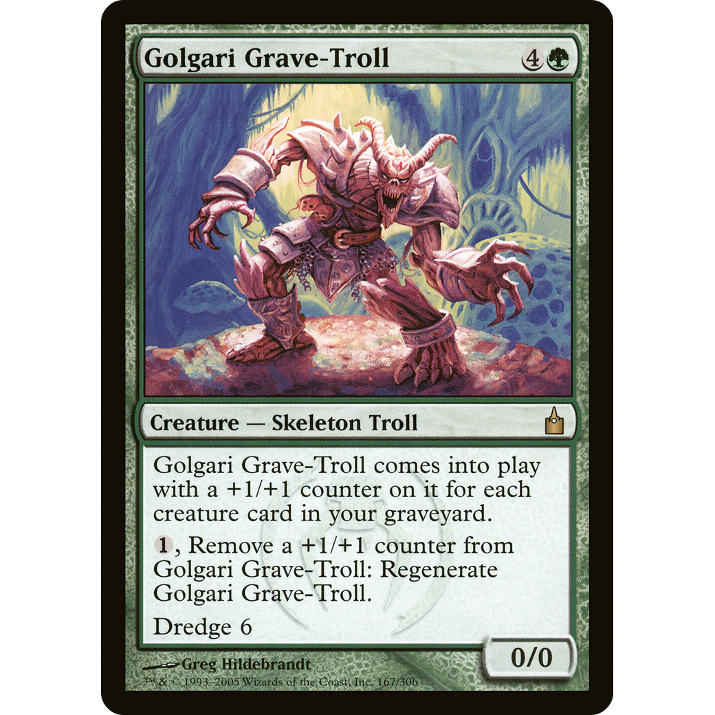 Golgari Grave-Troll (RAV-167) - Ravnica: City of Guilds