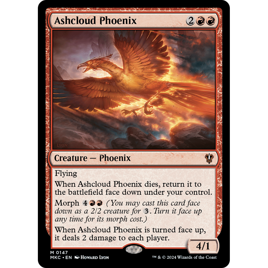 Ashcloud Phoenix (MKC-147) - Murders at Karlov Manor Commander