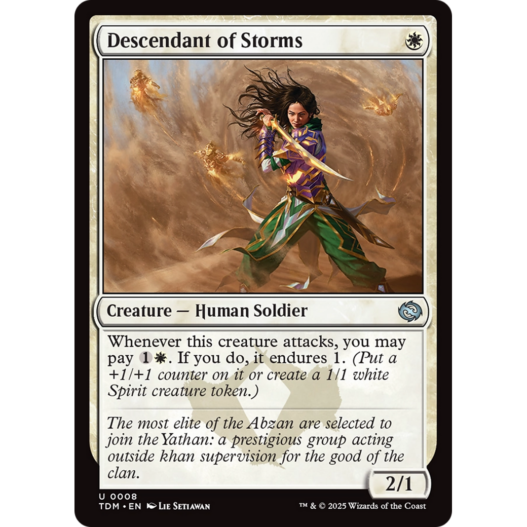 Descendant of Storms (TDM-008) - Tarkir: Dragonstorm