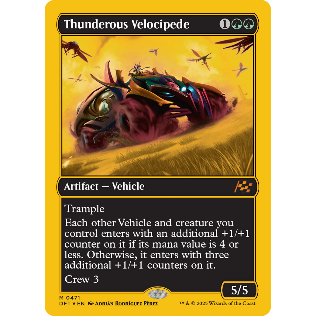 Thunderous Velocipede (DFT-471) - Aetherdrift Foil