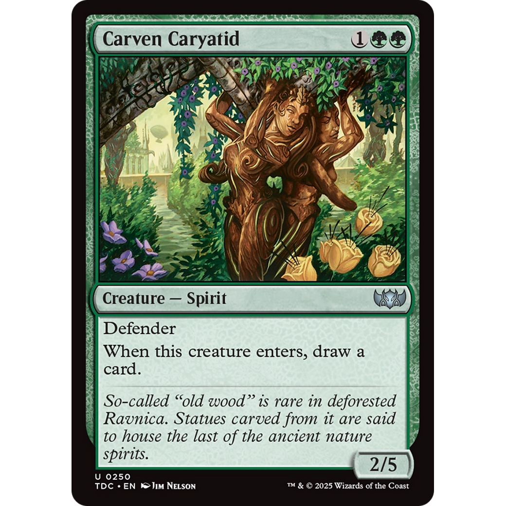 Carven Caryatid (TDC-250) - Commander: Tarkir: Dragonstorm