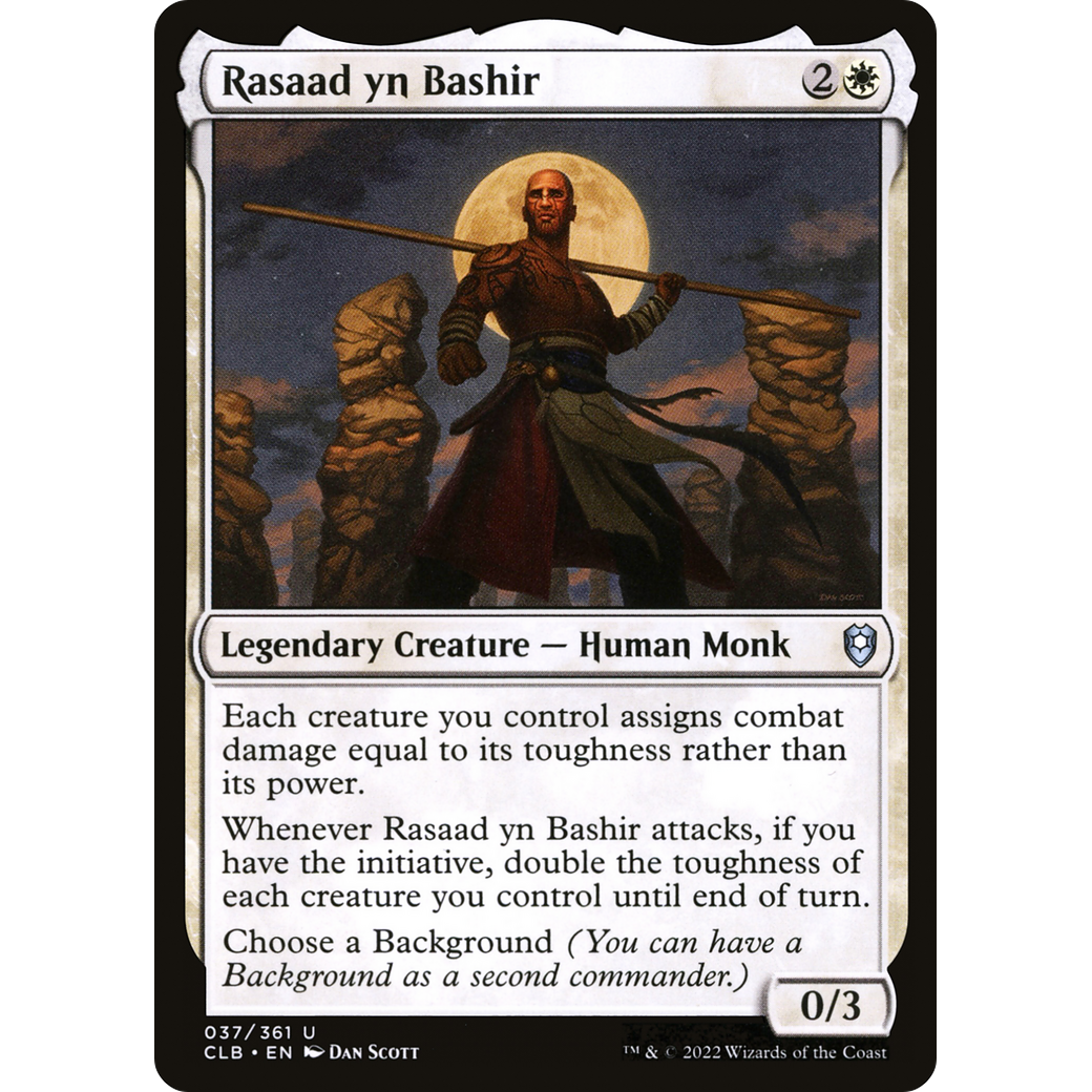 Rasaad yn Bashir (CLB-037) - Commander Legends: Battle for Baldur's Gate