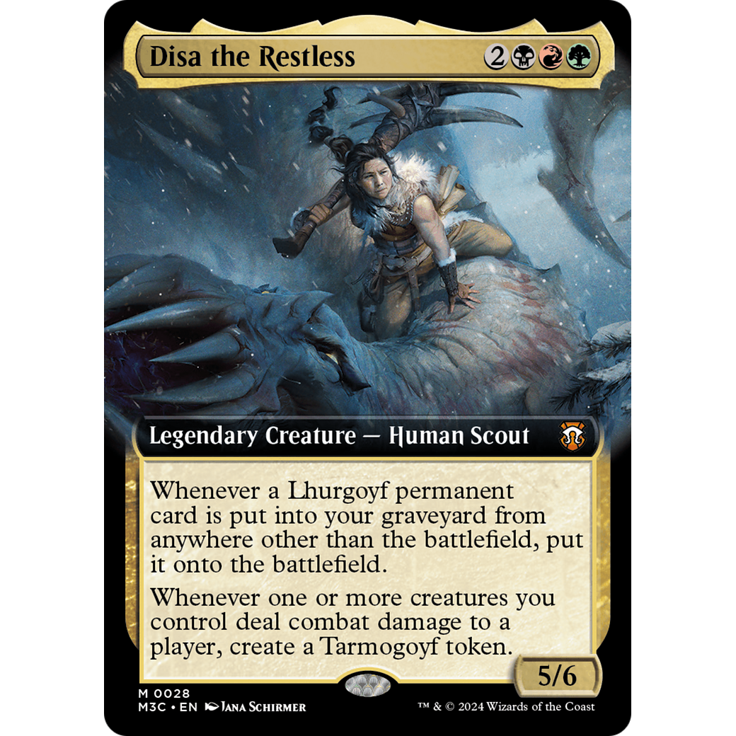 Disa the Restless (M3C-028) - Modern Horizons 3 Commander: (Extended Art) Foil