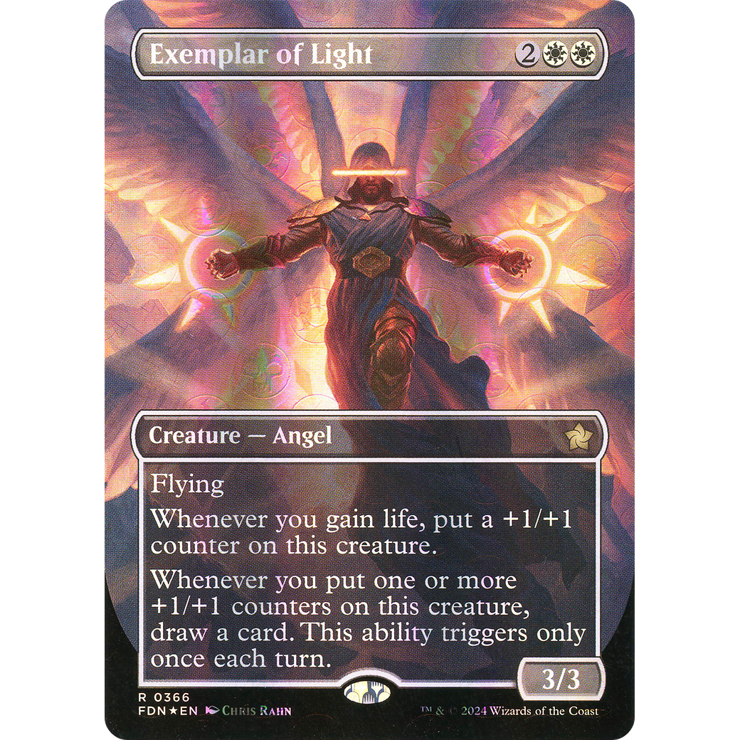 Exemplar of Light (FDN-366) - Foundations (Borderless) Foil
