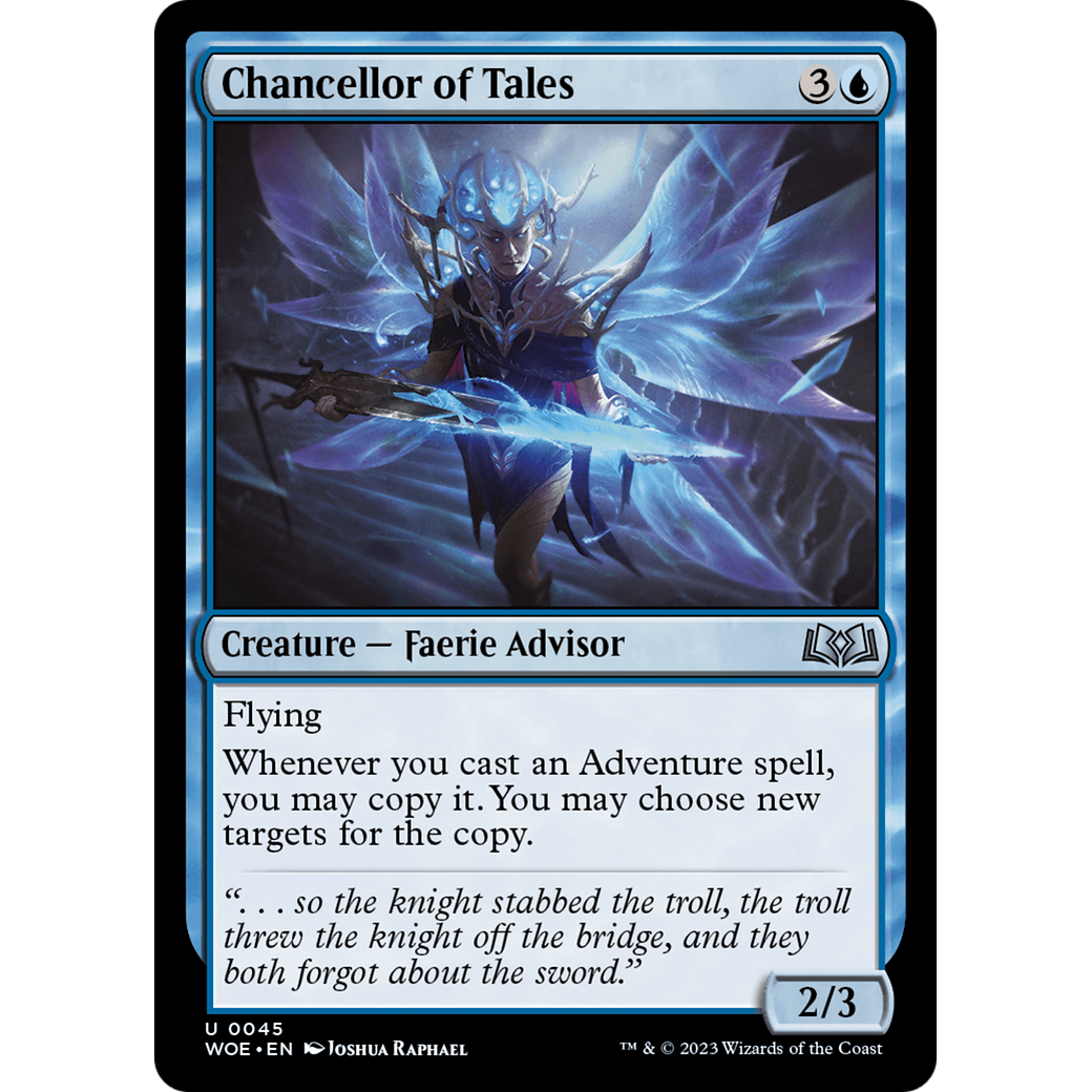 Chancellor of Tales (WOE-045) - Wilds of Eldraine Foil
