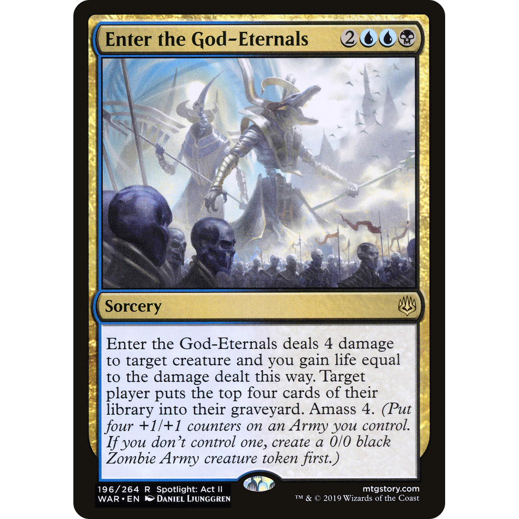 Enter the God-Eternals (WAR-196) - War of the Spark Foil