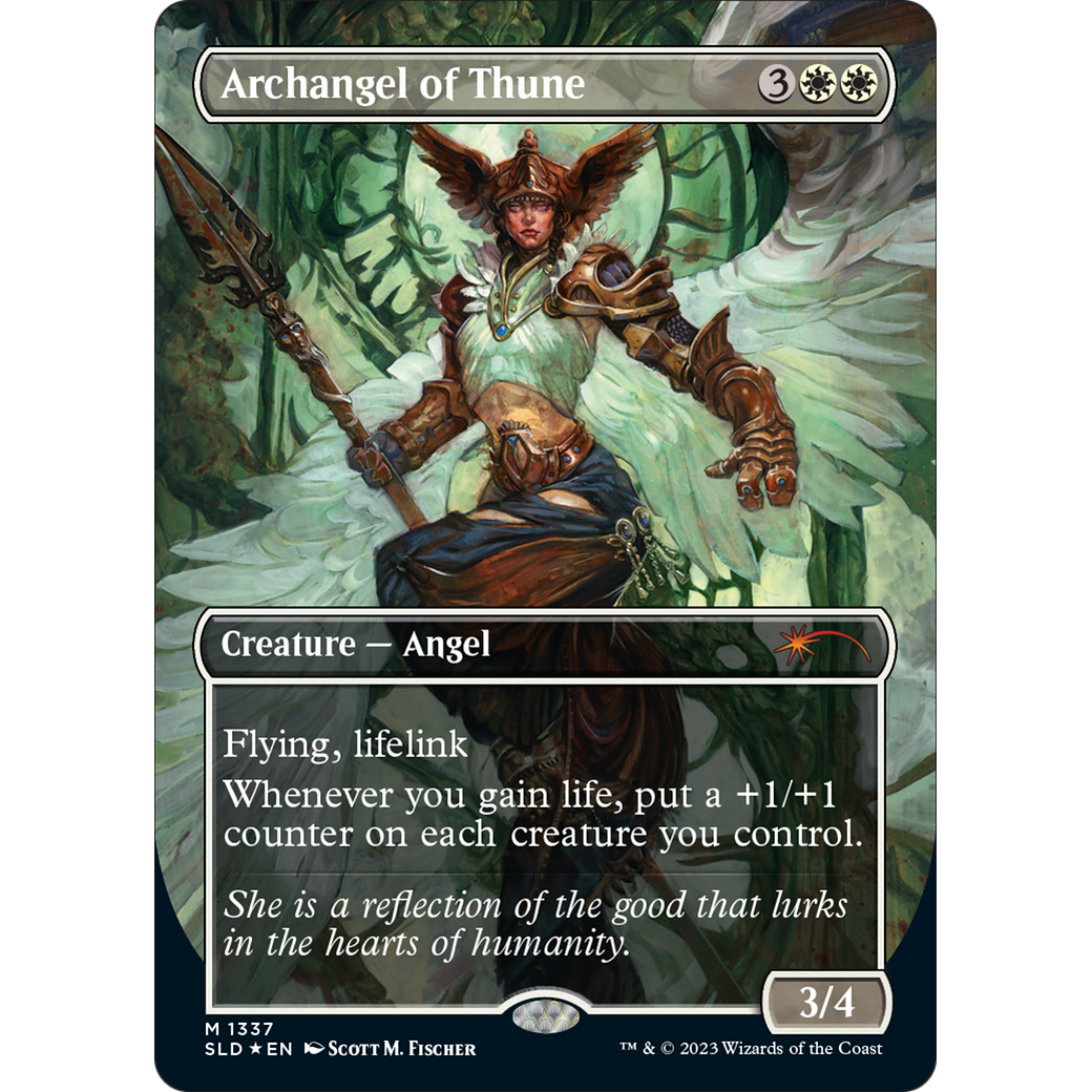 Archangel of Thune (SLD-1337) - Secret Lair Drop (Borderless) Foil