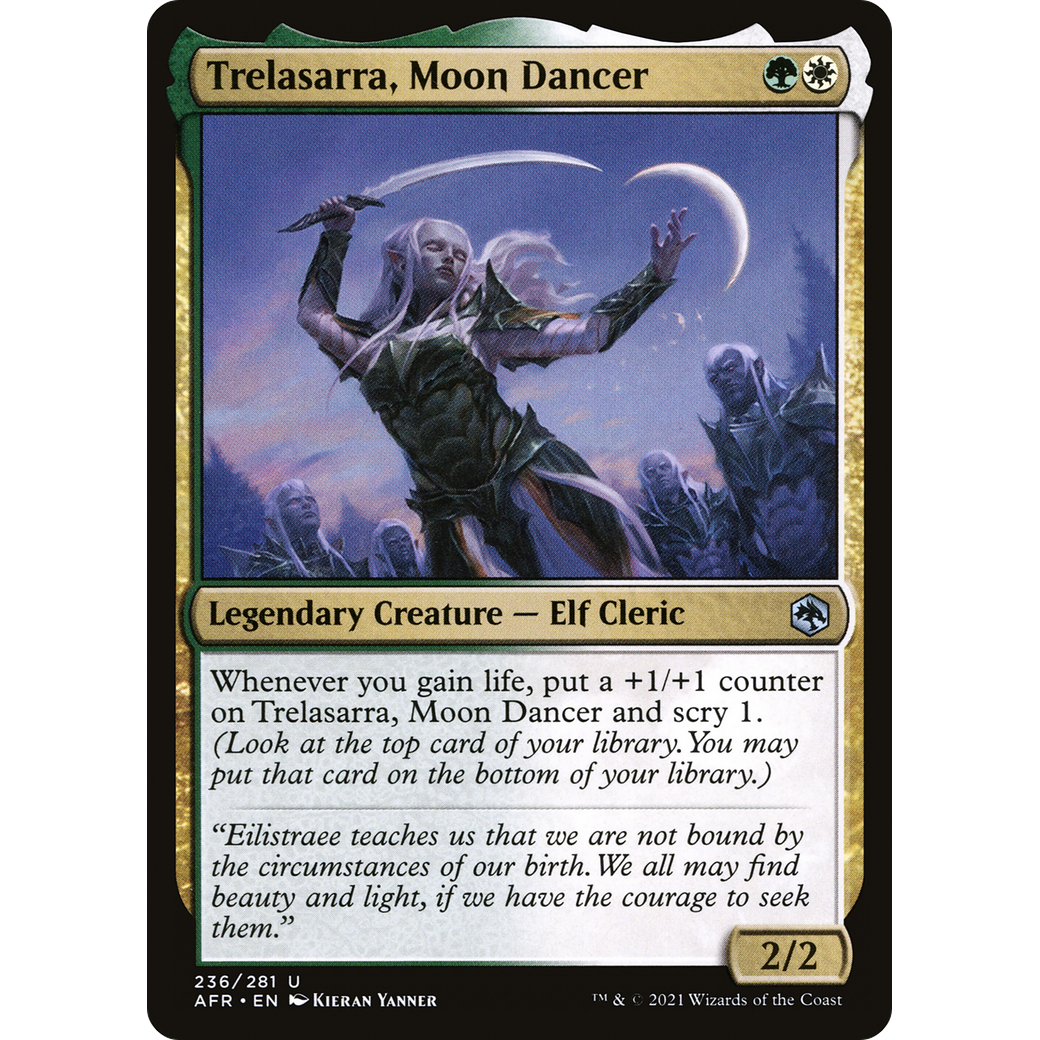 Trelasarra, Moon Dancer (AFR-236) - Adventures in the Forgotten Realms Foil