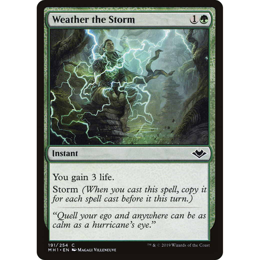 Weather the Storm (MH1-191) - Modern Horizons Foil