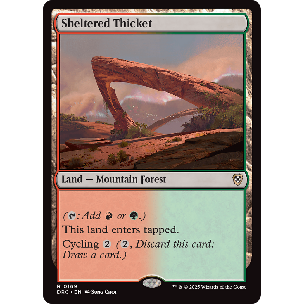 Sheltered Thicket (DRC-169) - Commander: Aetherdrift