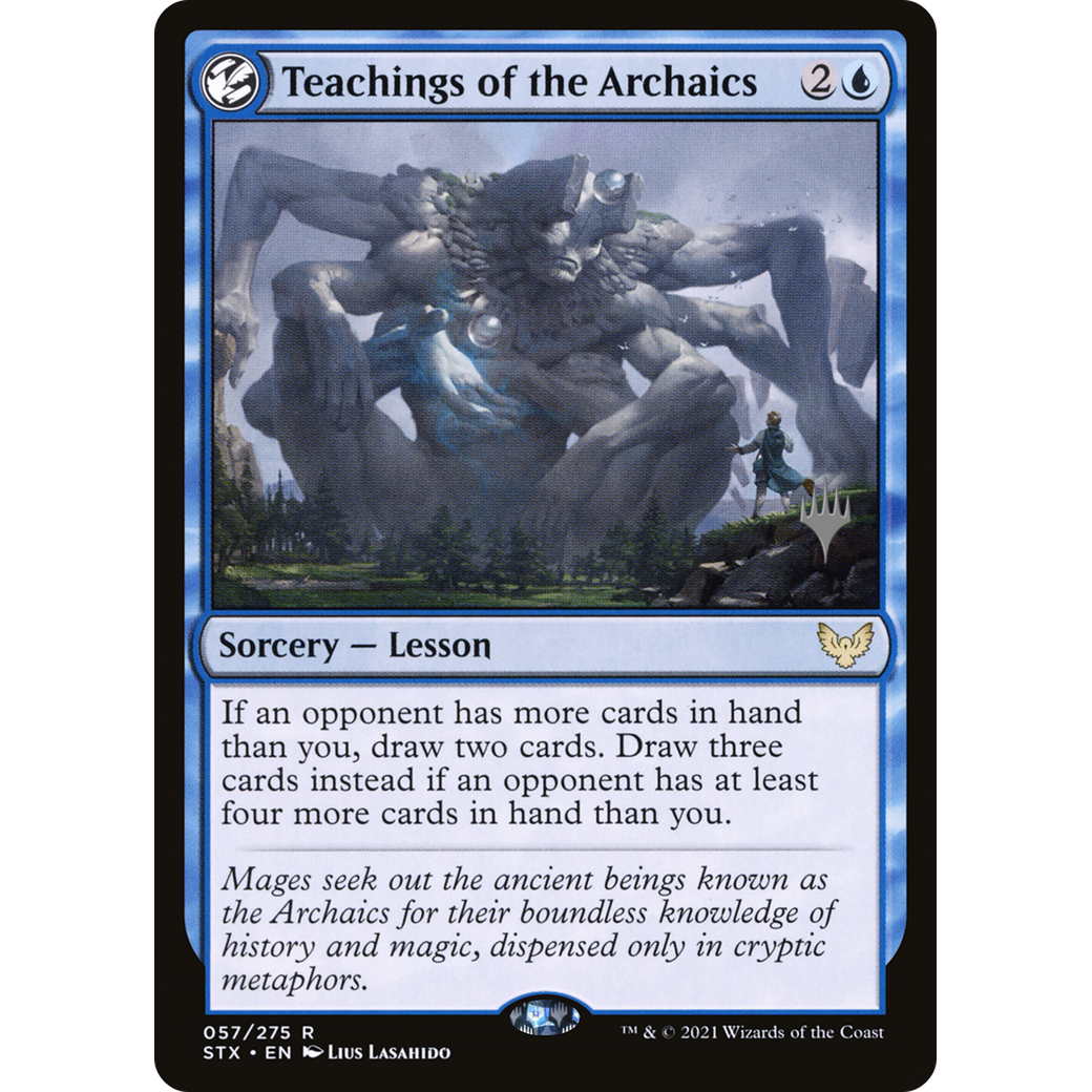 Teachings of the Archaics (PPSTX-057) - Strixhaven: School of Mages Promos: (lesson) Foil