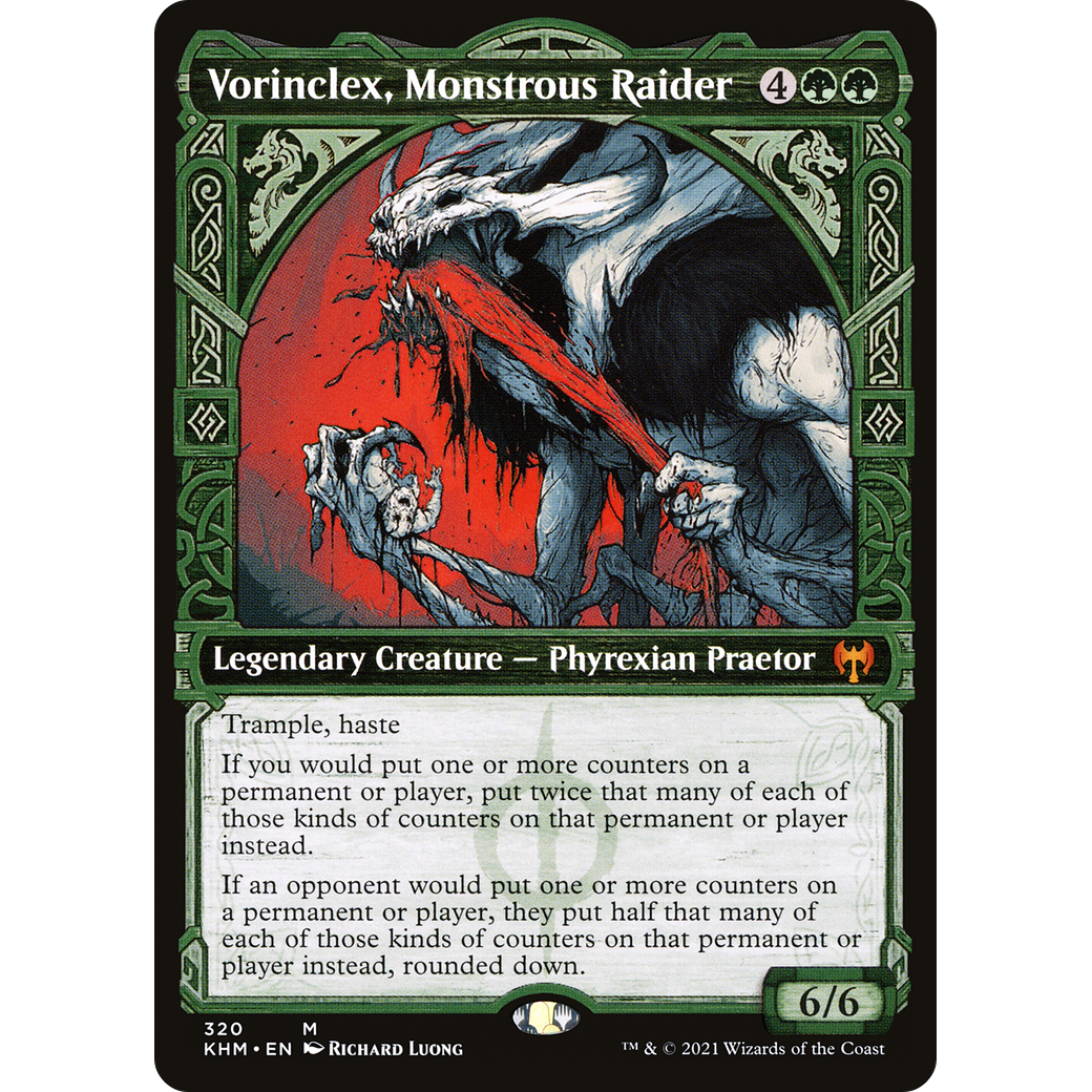 Vorinclex, Monstrous Raider (Showcase) (KHM-320) - Kaldheim: (Showcase)