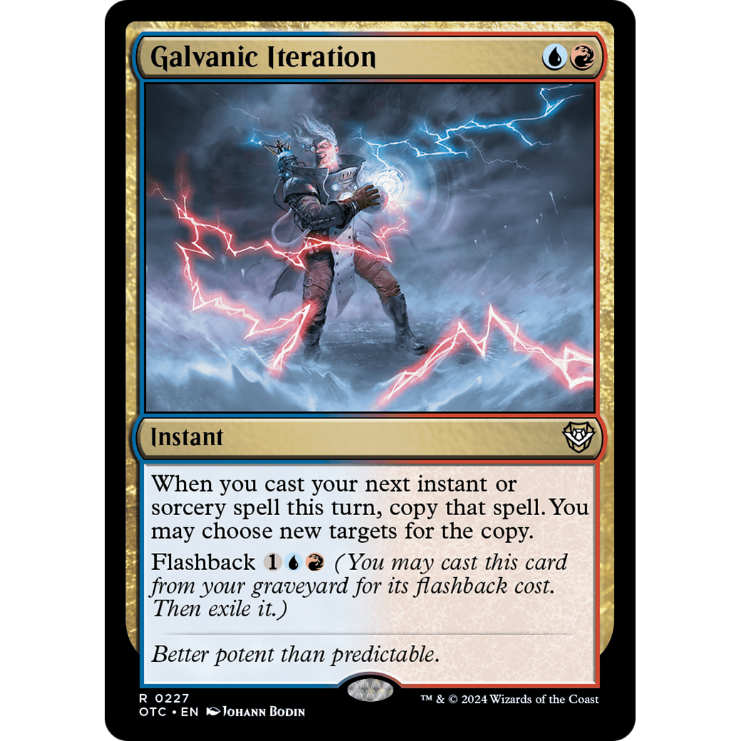 Galvanic Iteration (OTC-227) - Outlaws of Thunder Junction Commander