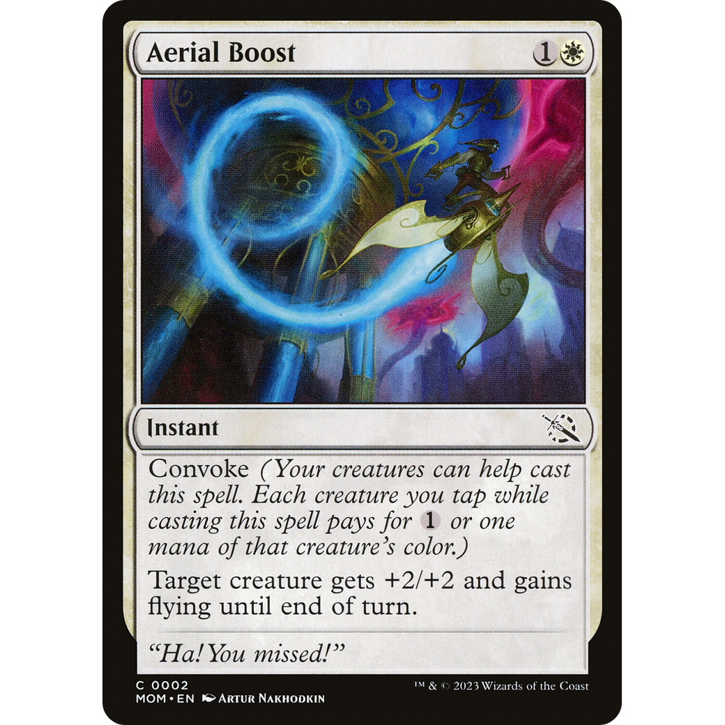 Aerial Boost (MOM-002) - March of the Machine Foil