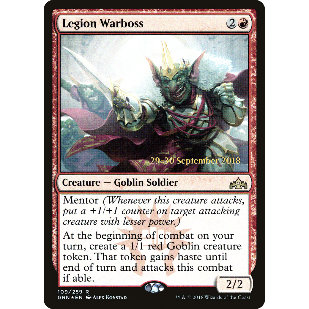 Legion Warboss (PRE-109) - Guilds of Ravnica Promos Foil