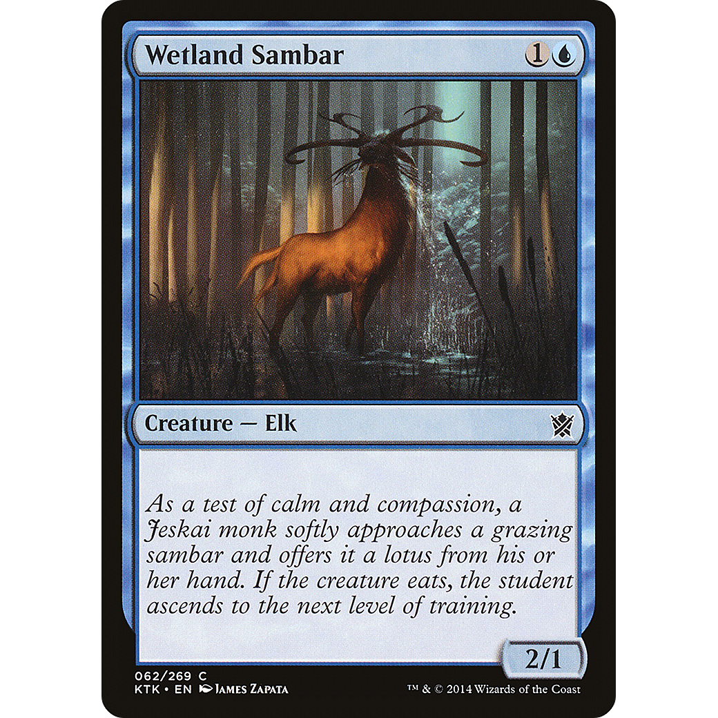 Wetland Sambar (KTK-062) - Khans of Tarkir Foil
