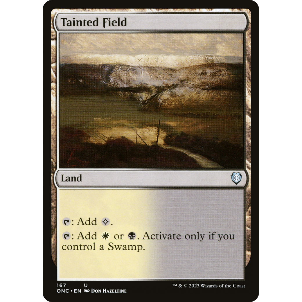 Tainted Field (ONC-167) - Phyrexia: All Will Be One Commander