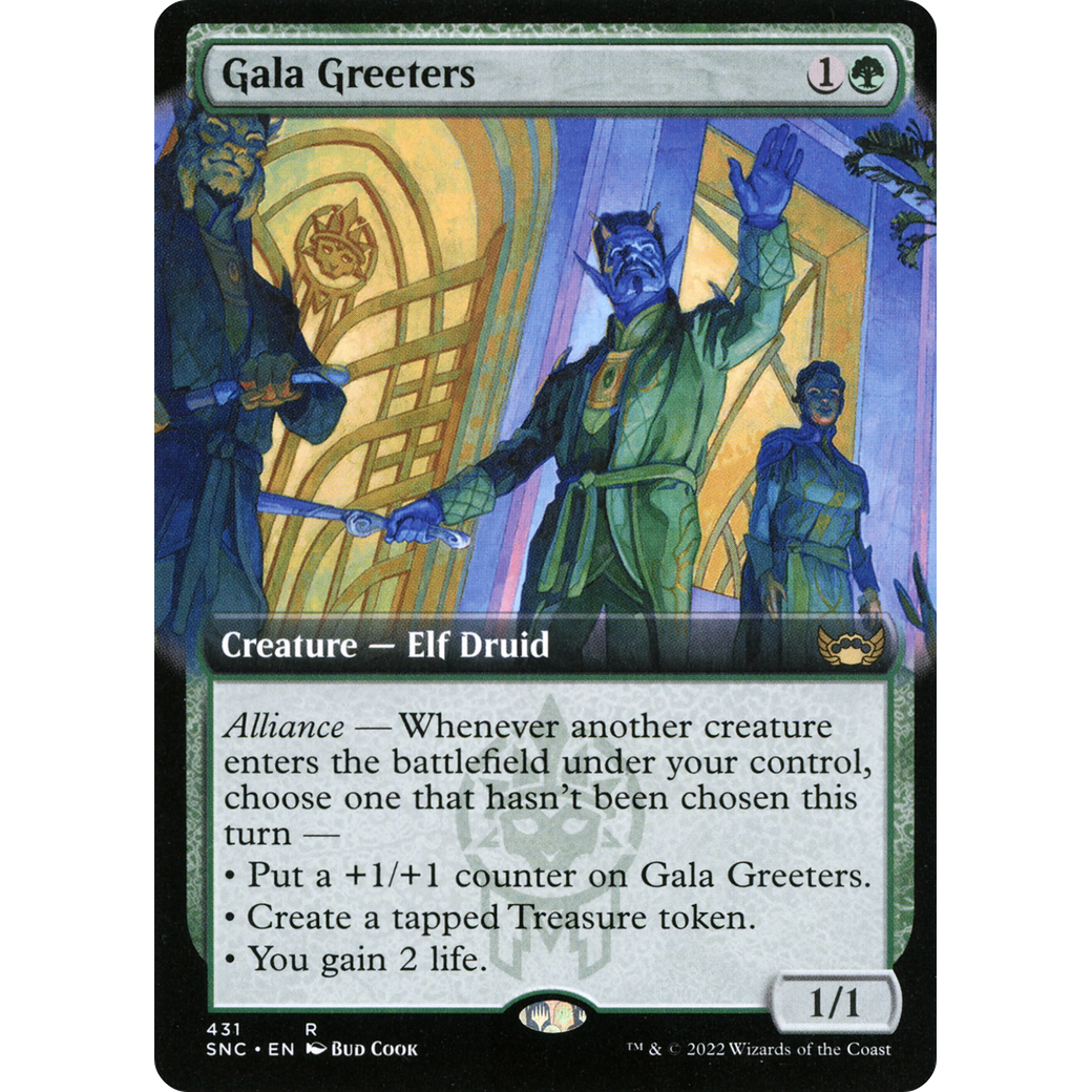 Gala Greeters (Extended Art) (SNC-431) - Streets of New Capenna: (Extended Art) Foil