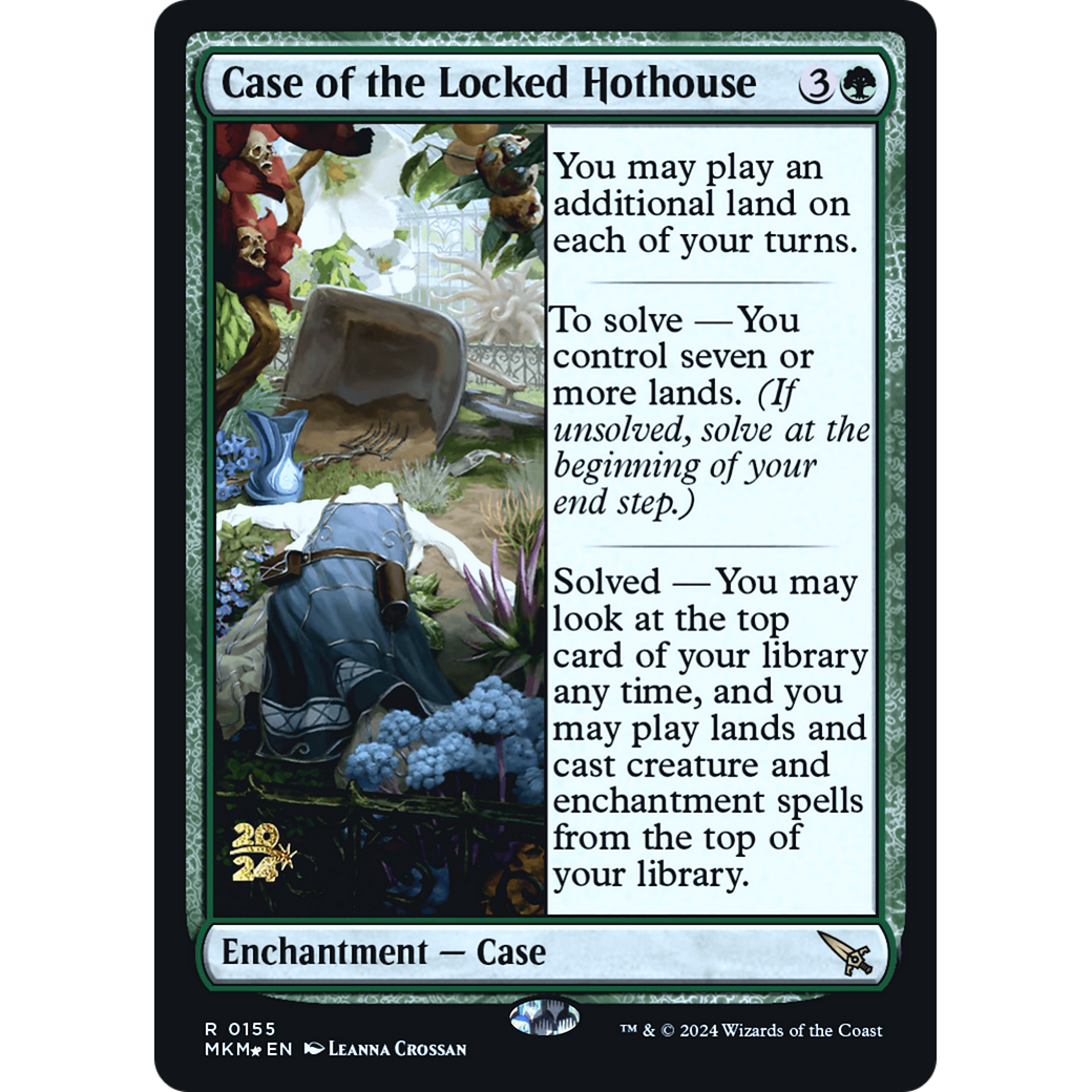 Case of the Locked Hothouse (PRE-155S) - Murders at Karlov Manor Promos Foil