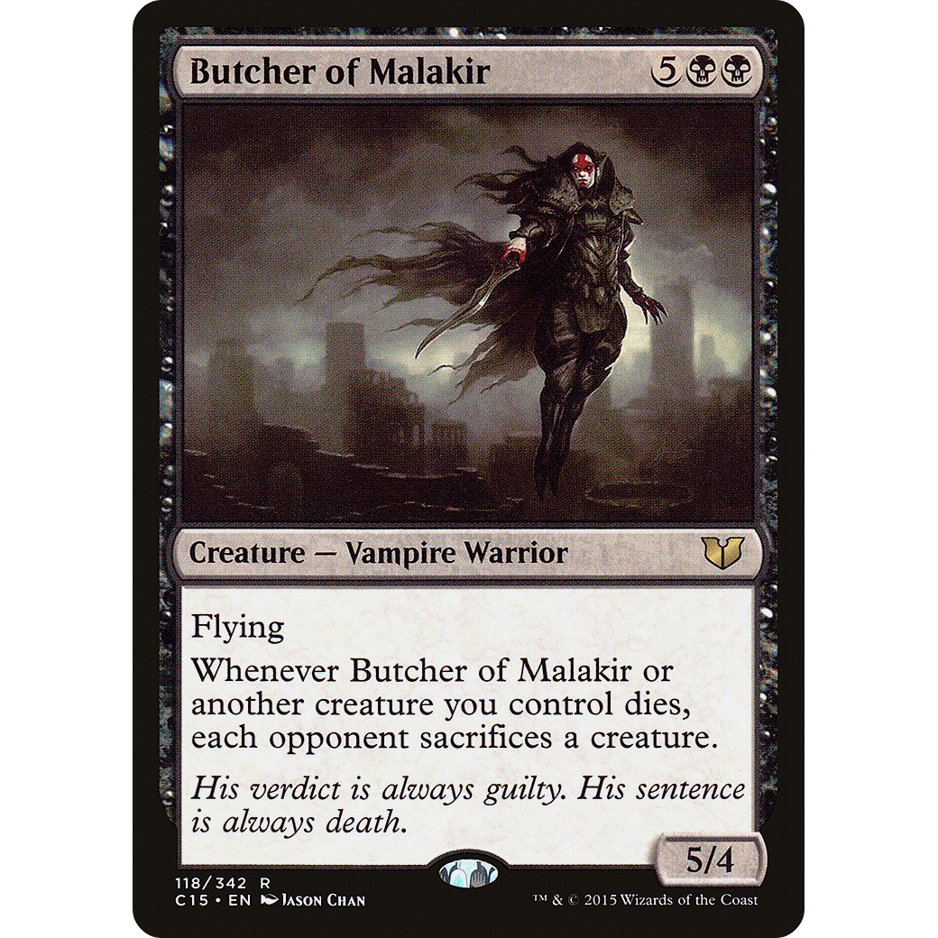 Butcher of Malakir (C15-118) - Commander 2015