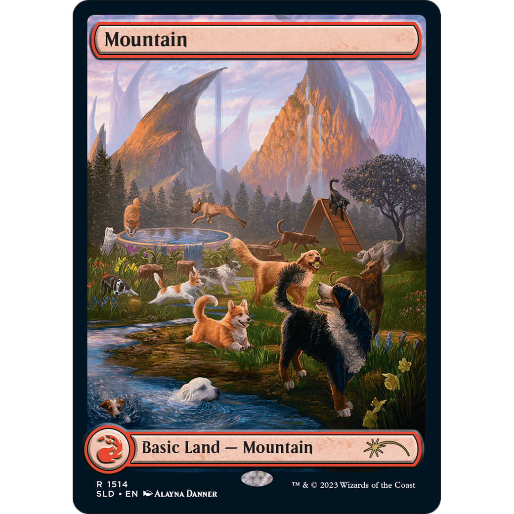 Mountain (1514) (SLD-1514) - Secret Lair Drop: (Full Art) Foil