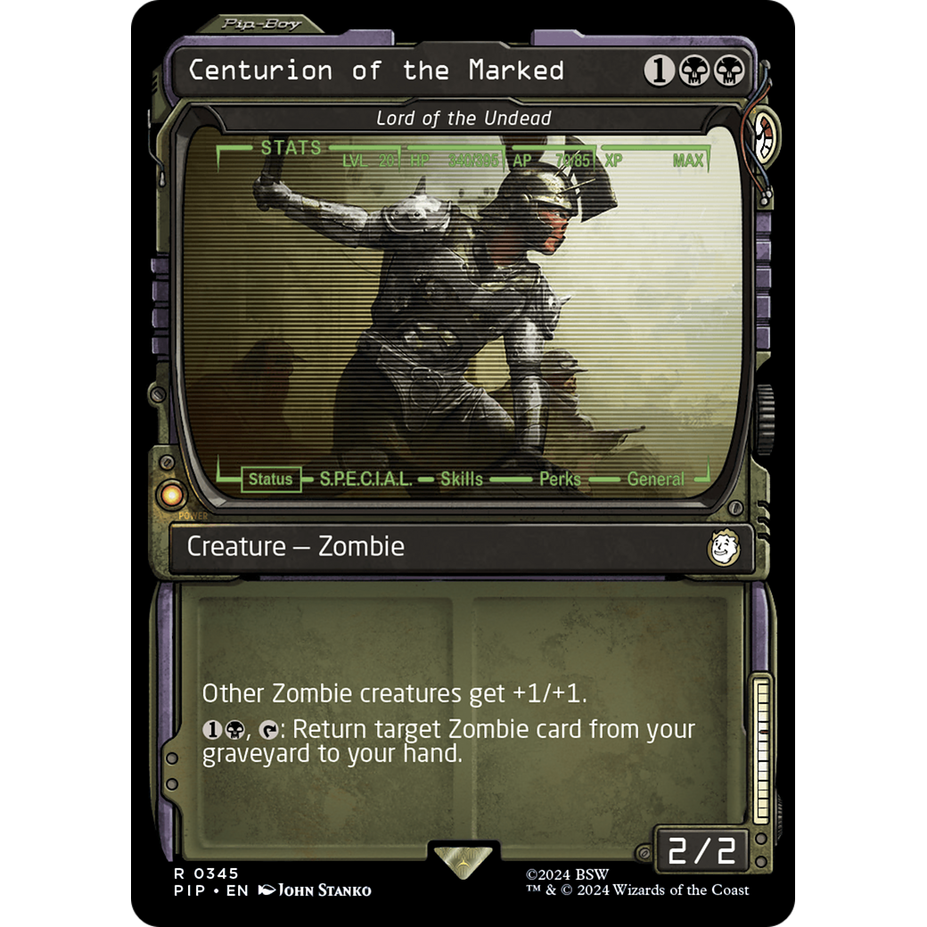 Lord of the Undead (PIP-345) - Fallout / Centurion of the Marked: (Showcase) Foil