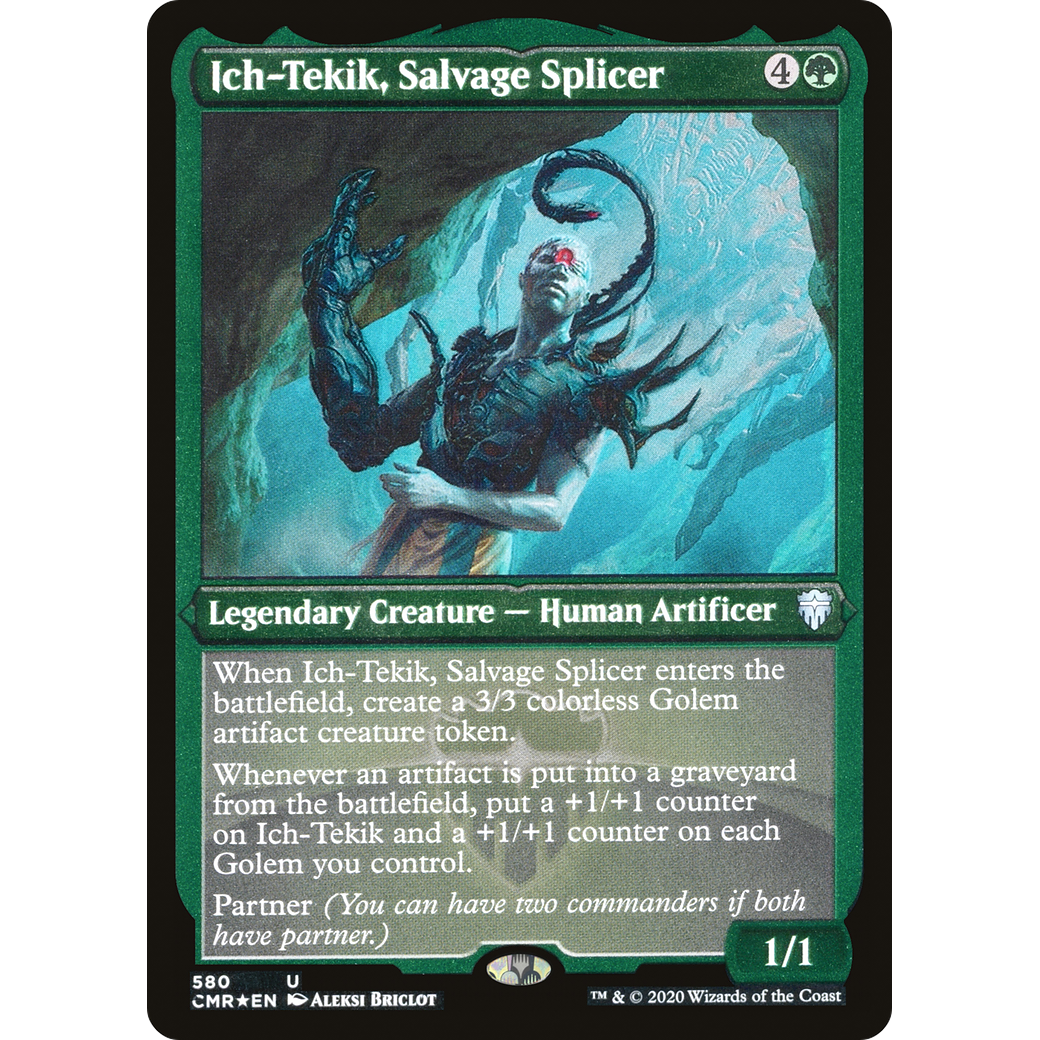 Ich-Tekik, Salvage Splicer (Foil Etched) (CMR-580) - Commander Legends Foil