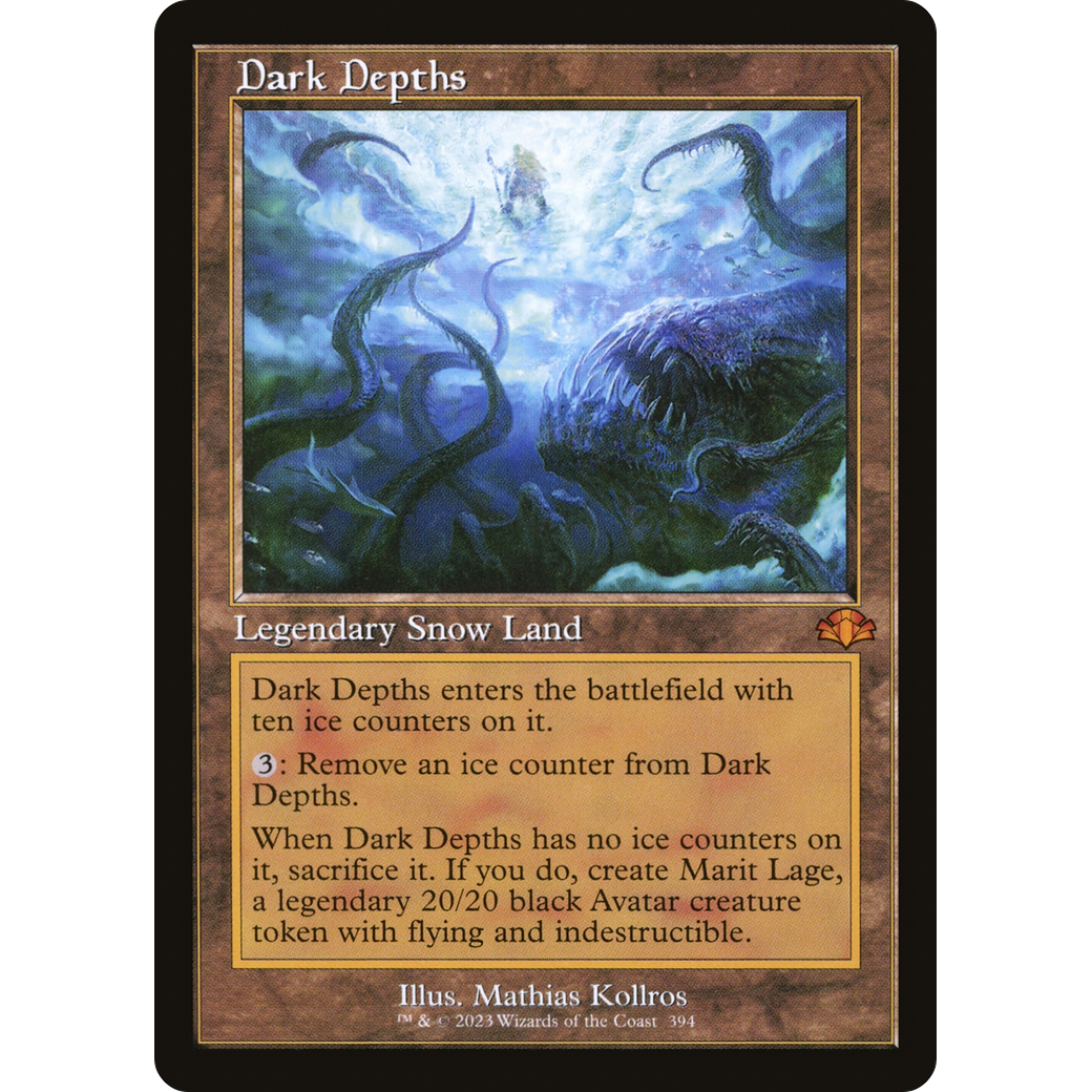 Dark Depths (Retro Frame) (DMR-394) - Dominaria Remastered Foil