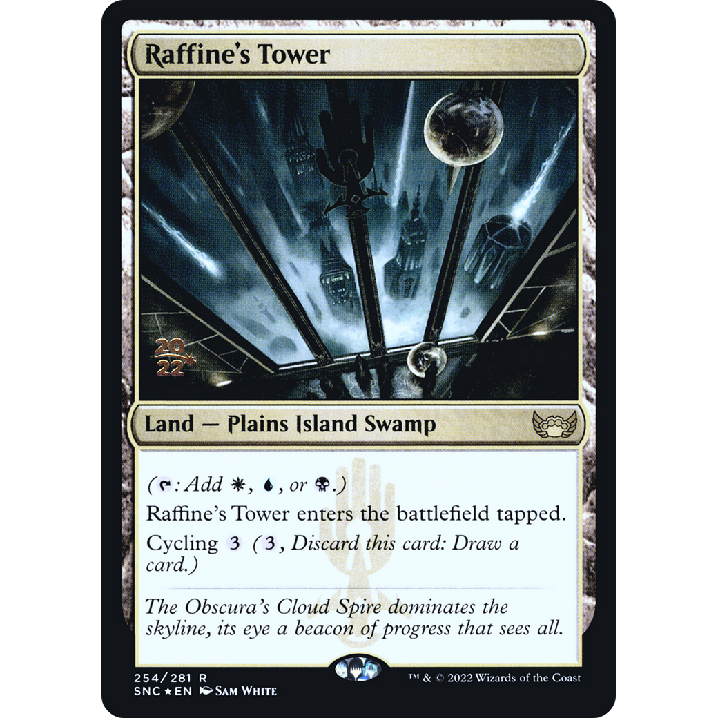 Raffine's Tower (PRE-254) - Streets of New Capenna Promos Foil