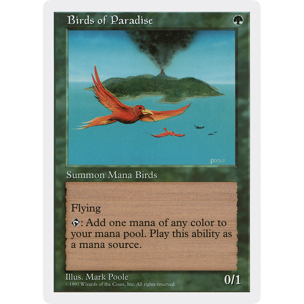 Birds of Paradise (5ED-142) - Fifth Edition