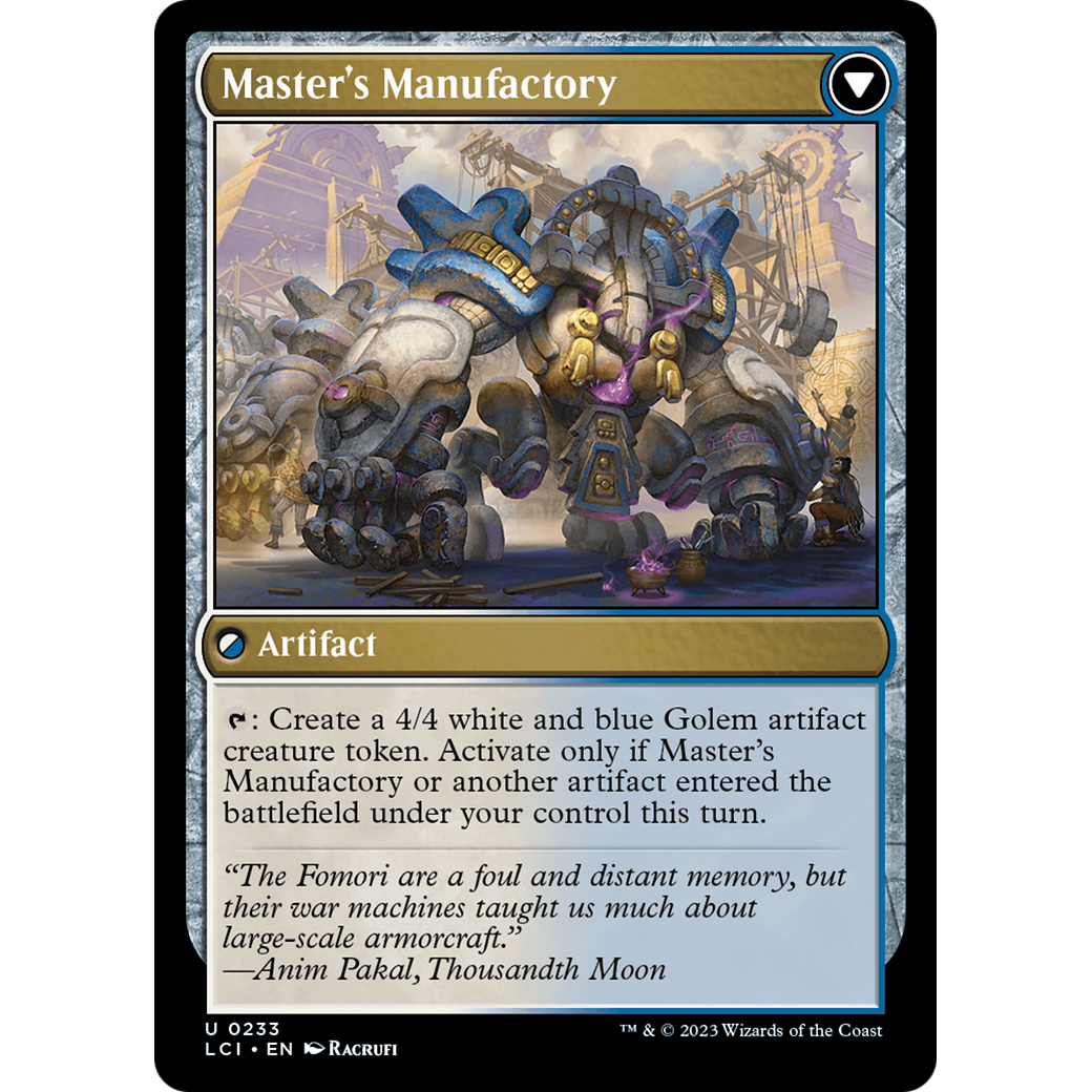 Master's Guide-Mural // Master's Manufactory (LCI-233) - The Lost Caverns of Ixalan