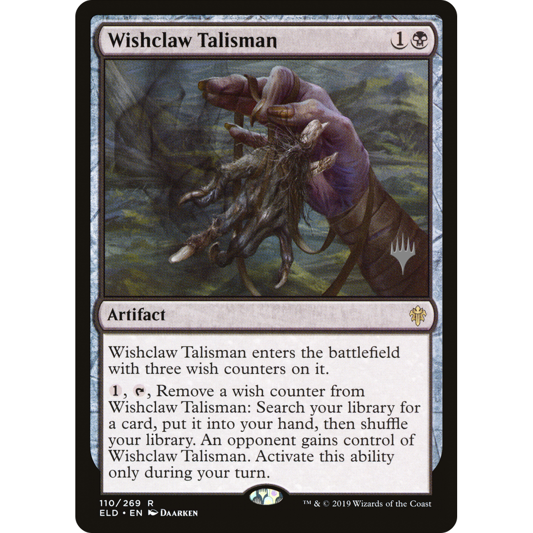 Wishclaw Talisman (PPELD-110) - Throne of Eldraine Promos Foil