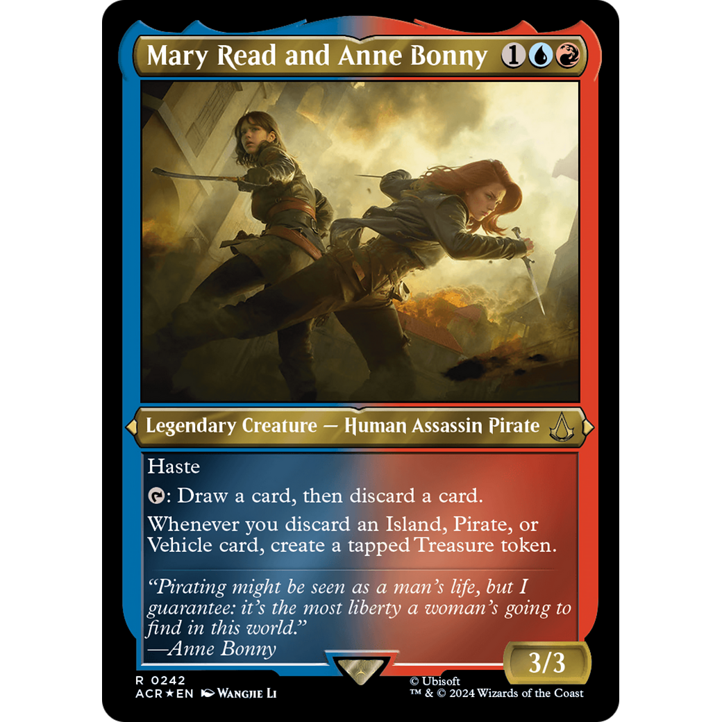 Mary Read and Anne Bonny (ACR-242) - Assassin's Creed Etched Foil