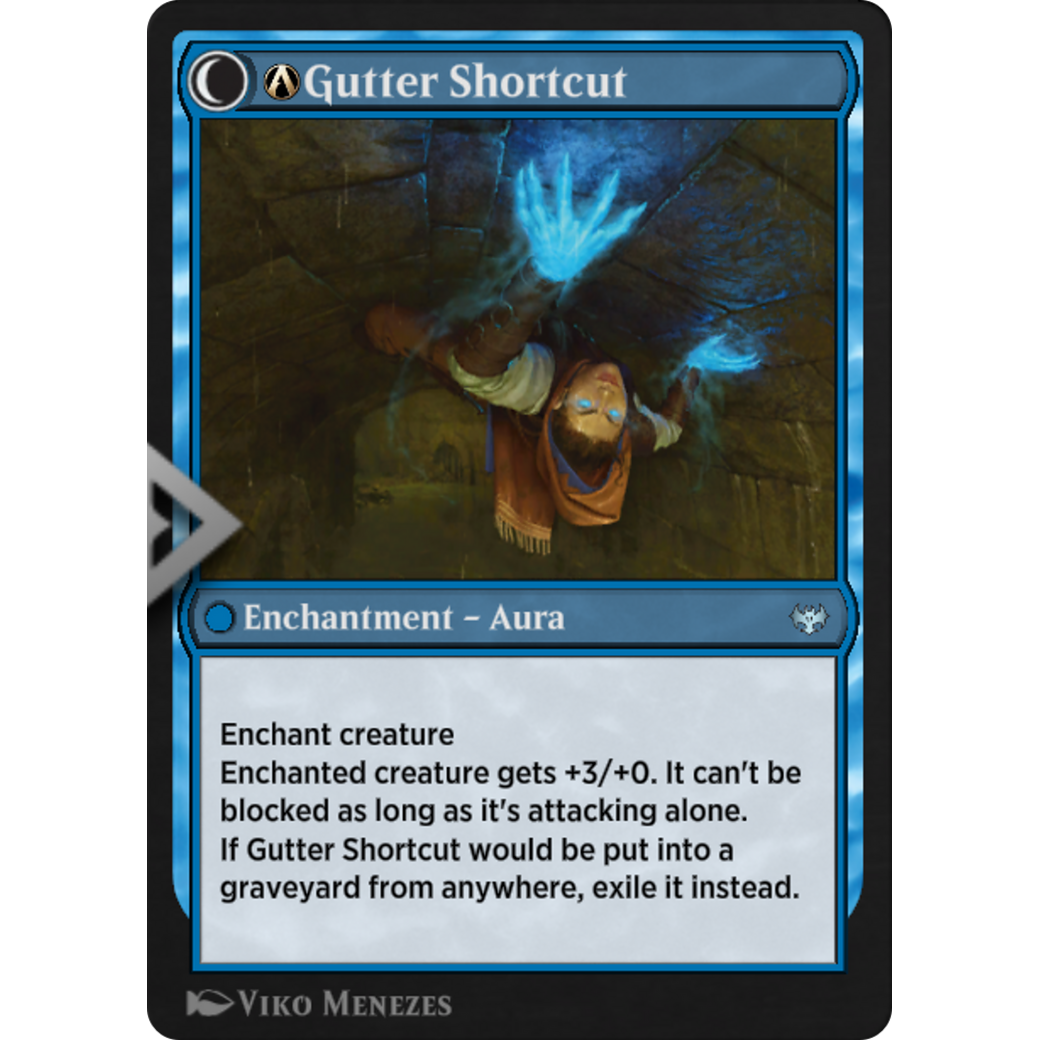 A-Gutter Skulker // A-Gutter Shortcut (VOW-A-62) - Innistrad: Crimson Vow: (Double Faced Transform)