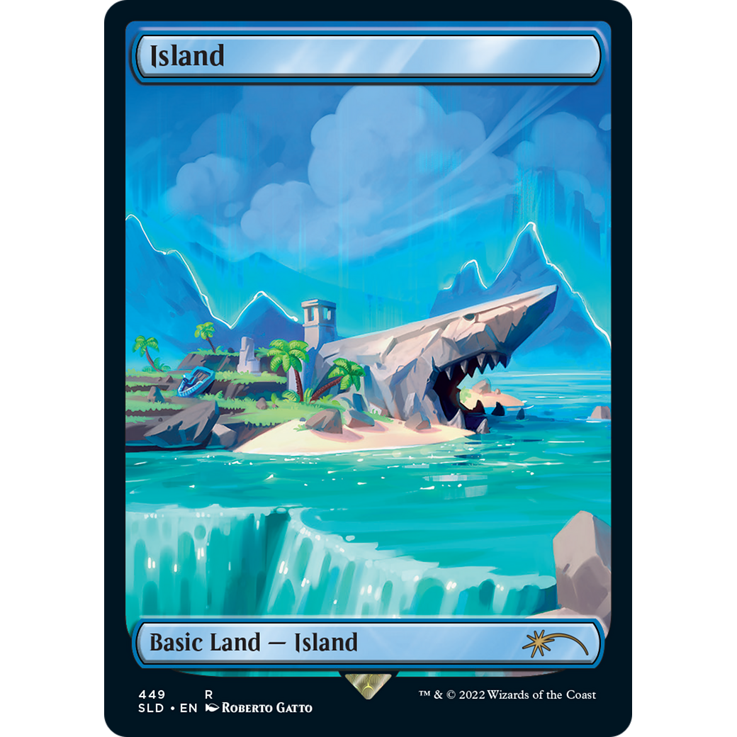 Island (449) (SLD-449) - Secret Lair Drop: (Full Art) Foil