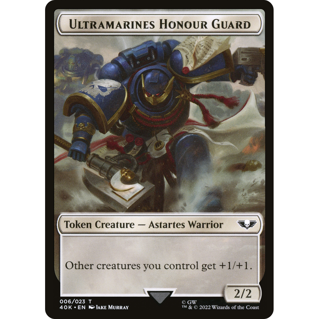 Ultramarines Honour Guard (T40K-006) - Warhammer 40,000 Tokens