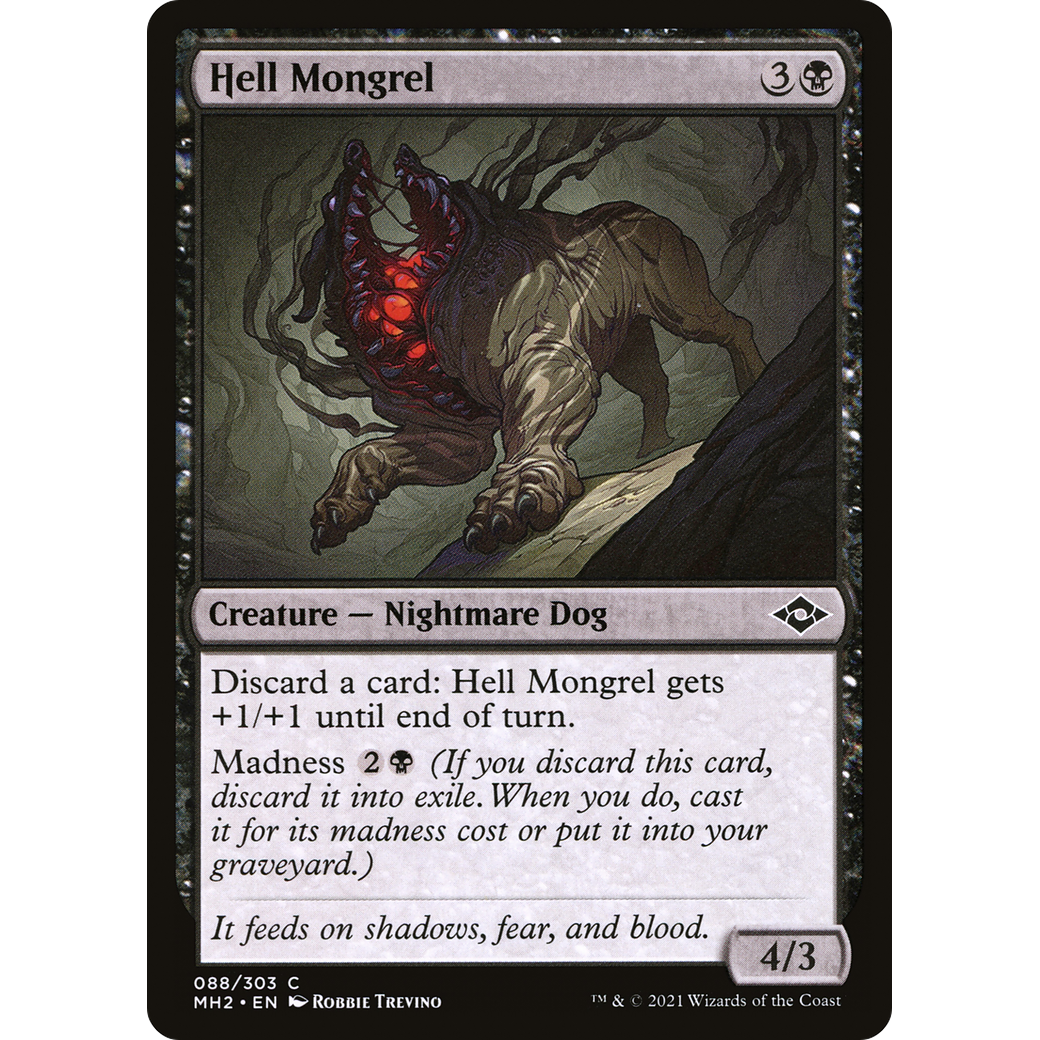 Hell Mongrel (MH2-088) - Modern Horizons 2 Foil