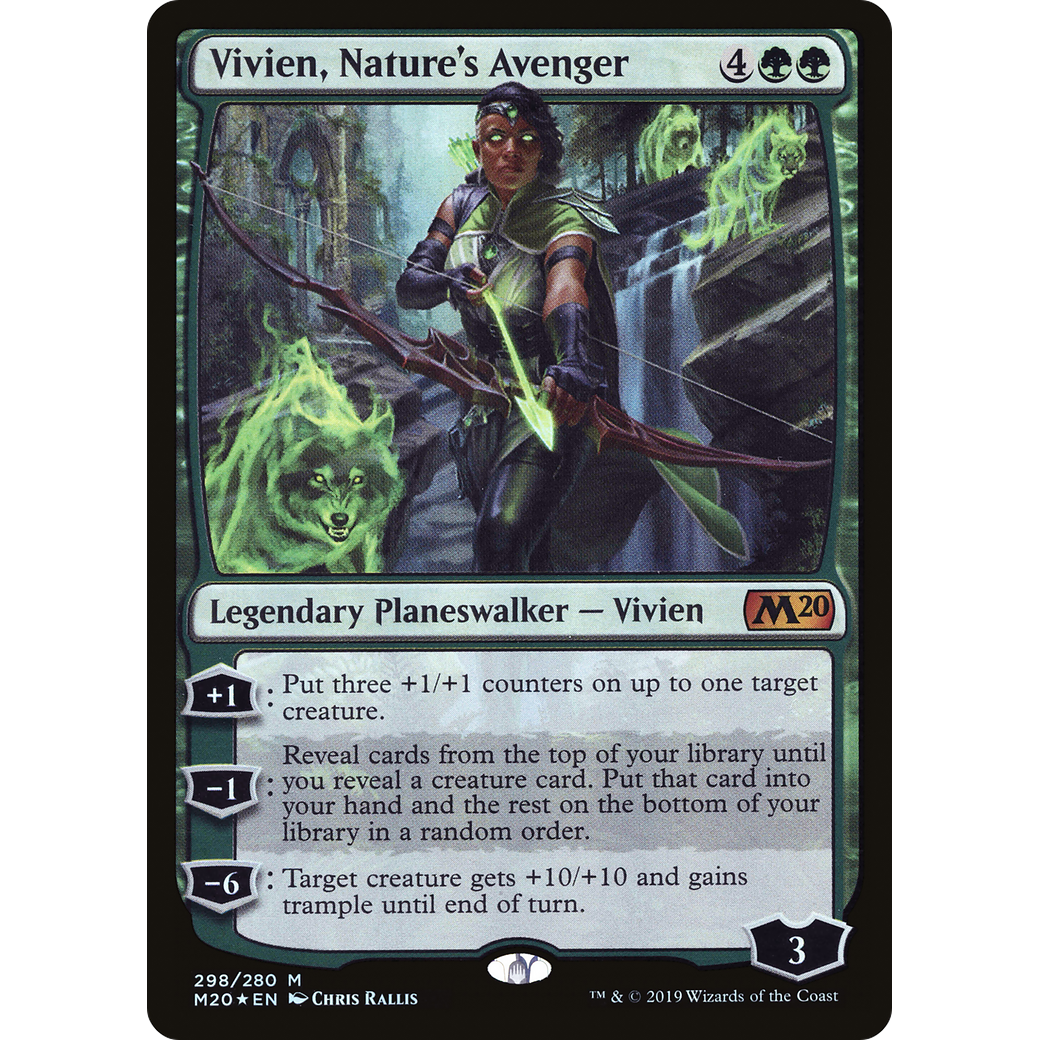Vivien, Nature's Avenger (M20-298) - Core Set 2020 Foil
