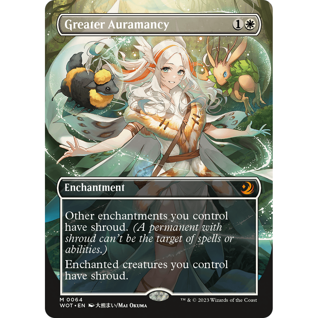 Greater Auramancy (WOT-064) - Wilds of Eldraine: Enchanting Tales (Borderless)