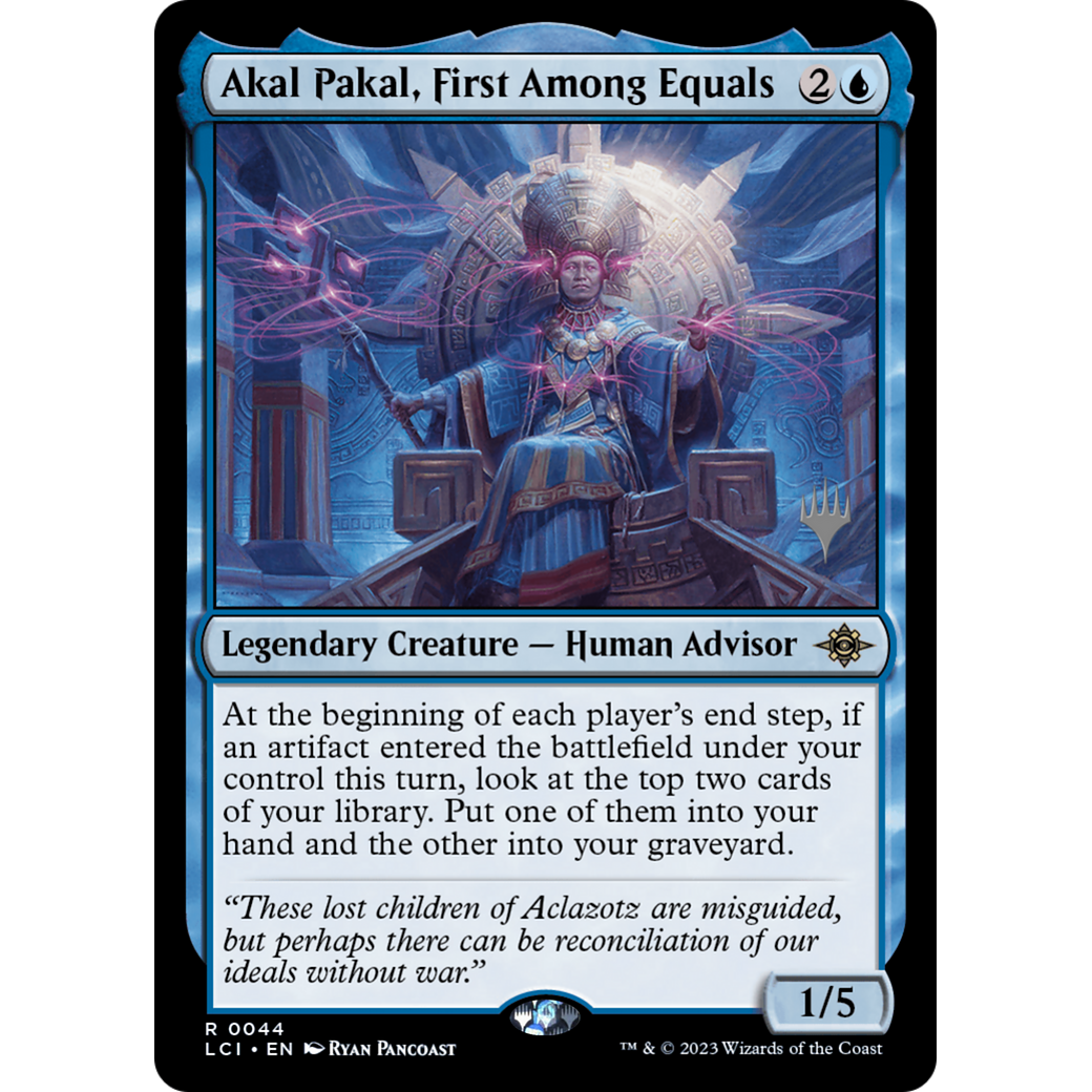 Akal Pakal, First Among Equals (PPLCI-44P) - The Lost Caverns of Ixalan Promos