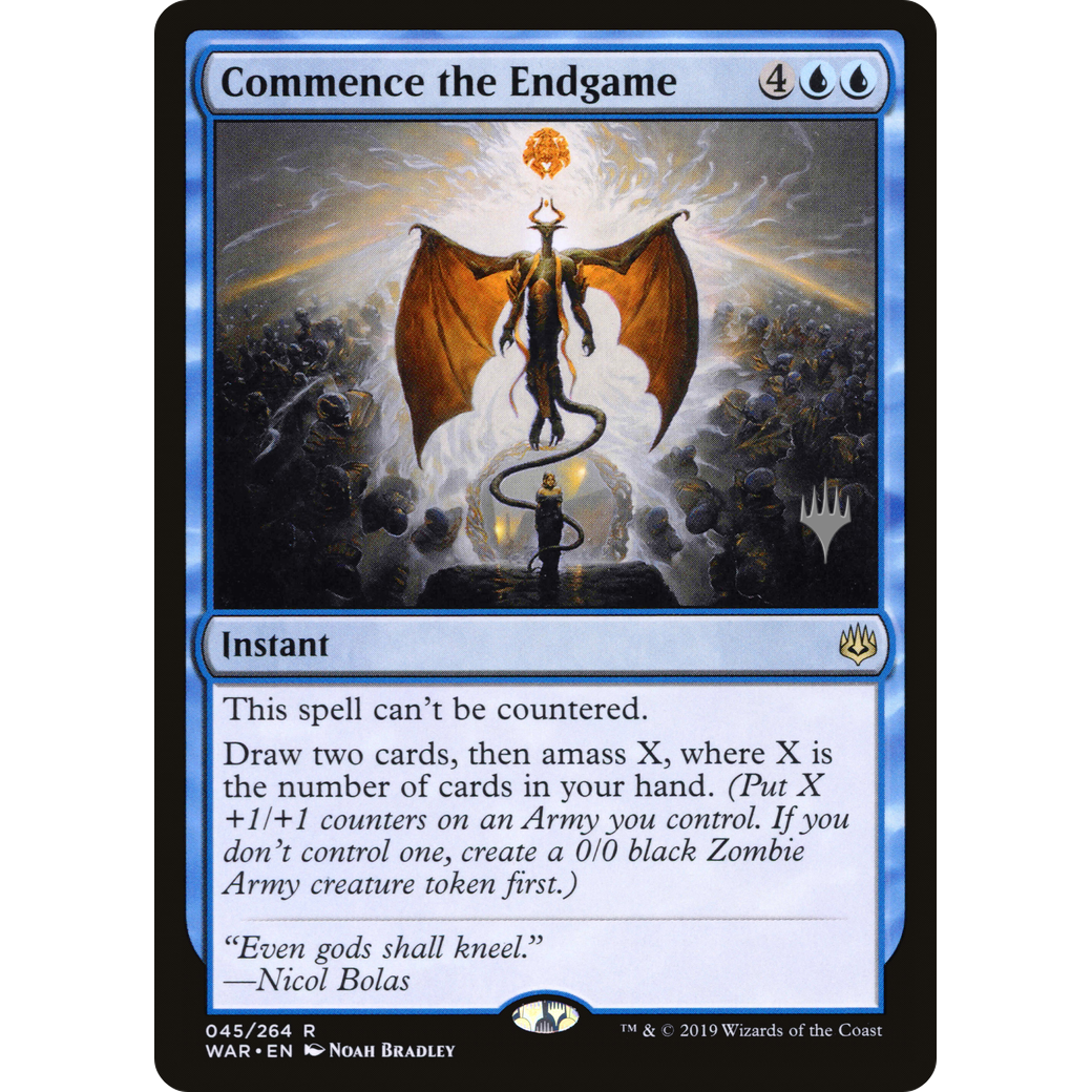 Commence the Endgame (PPELD-045) - War of the Spark Promos Foil