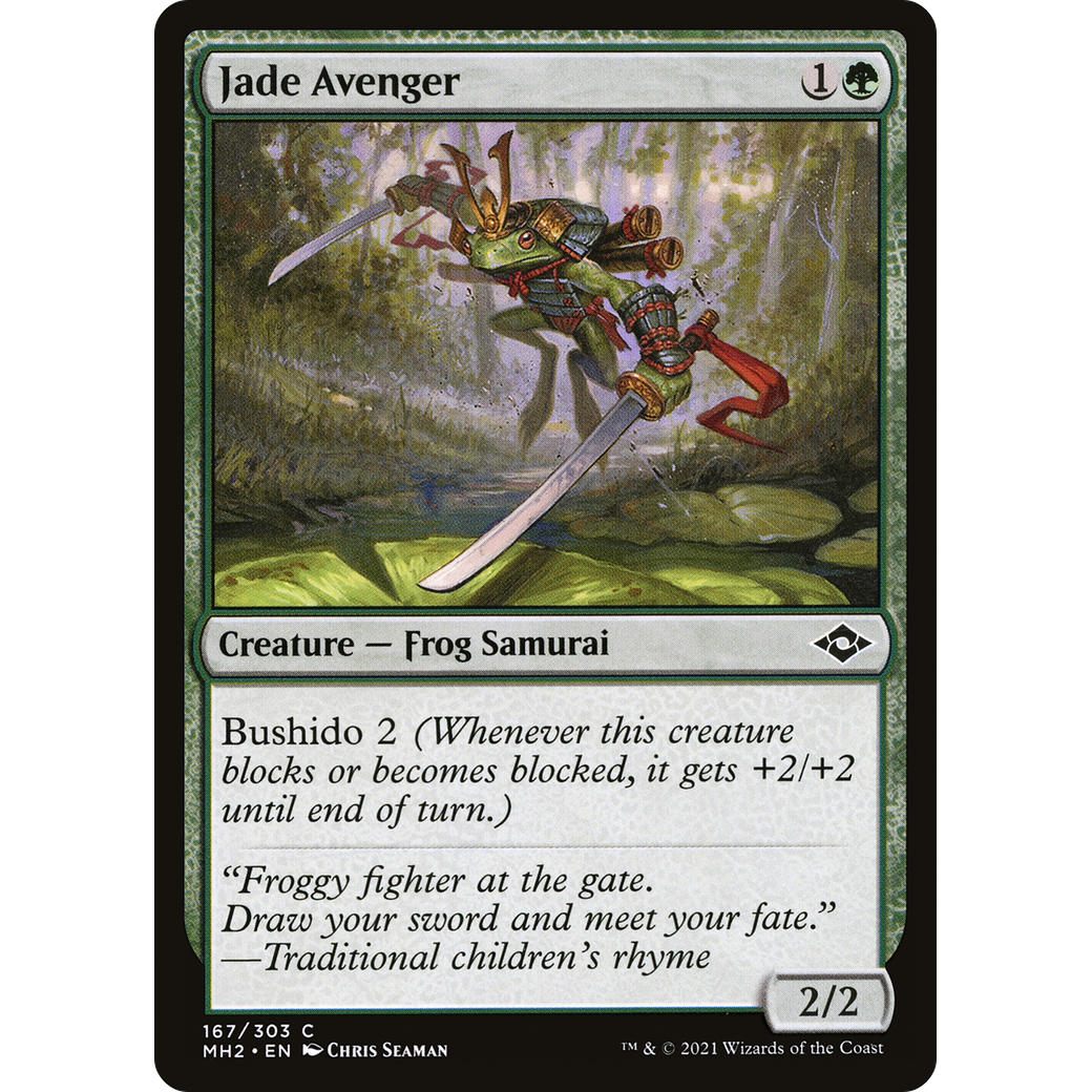 Jade Avenger (MH2-167) - Modern Horizons 2 Foil