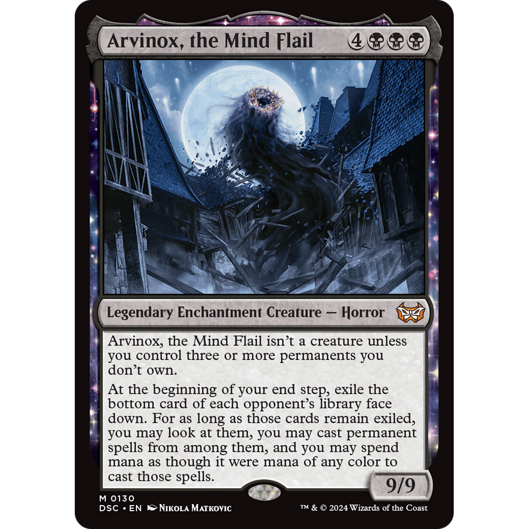 Arvinox, the Mind Flail (DSC-130) - Duskmourn: House of Horror Commander
